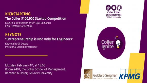  Coller $100,000 Startup Competition Info-Session 