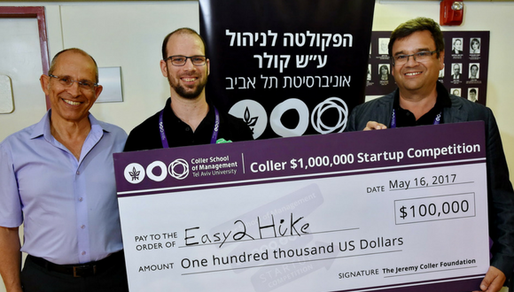 The Annual Coller $100,000 Startup Competition at Tel Aviv University’s Coller School of Management Sets Out