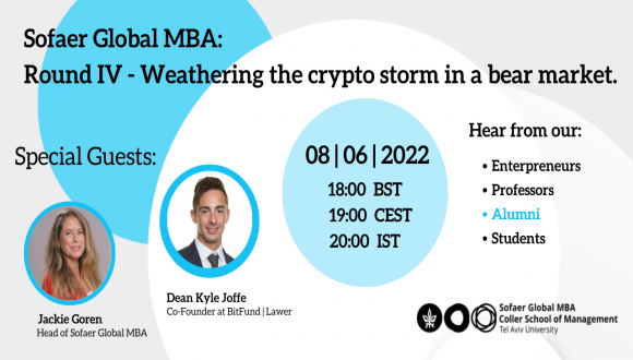 Sofaer Global MBA Reality Games:  Round 4 Weathering the Crypto Storm