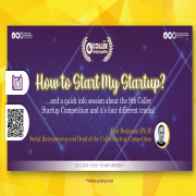  Coller Competition Opening Event: How to Start My Startup