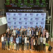 Opening Bell Ceremony at TASE to Celebrate the Launching of the TA-Family Index and the Start of the Academic Year at Tel Aviv University’s Coller School of Management.